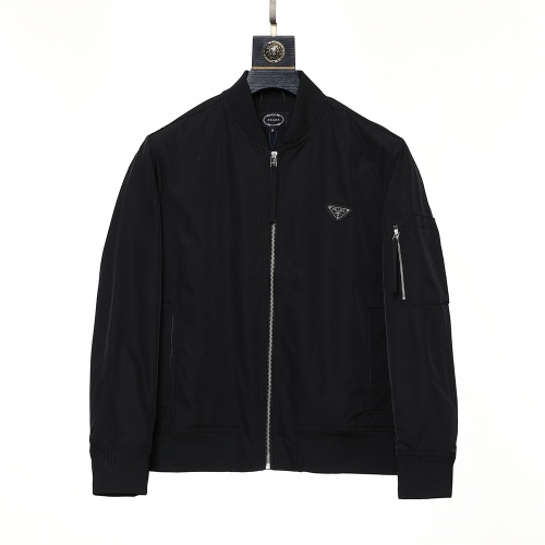 Cheap Prada Jackets Long Sleeved For Men #1260842 Replica Wholesale [$82.00 USD] [ITEM#1260842] on Replica Prada Jackets