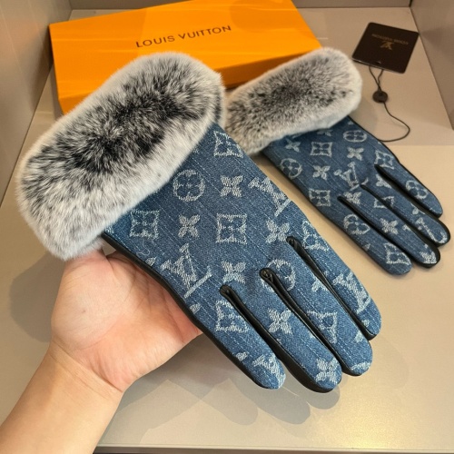 Cheap Louis Vuitton LV Gloves For Women #1260846 Replica Wholesale [$60.00 USD] [ITEM#1260846] on Replica Louis Vuitton LV Gloves