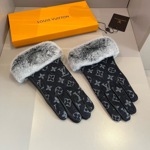 Cheap Louis Vuitton LV Gloves For Women #1260849 Replica Wholesale [$60.00 USD] [ITEM#1260849] on Replica Louis Vuitton LV Gloves