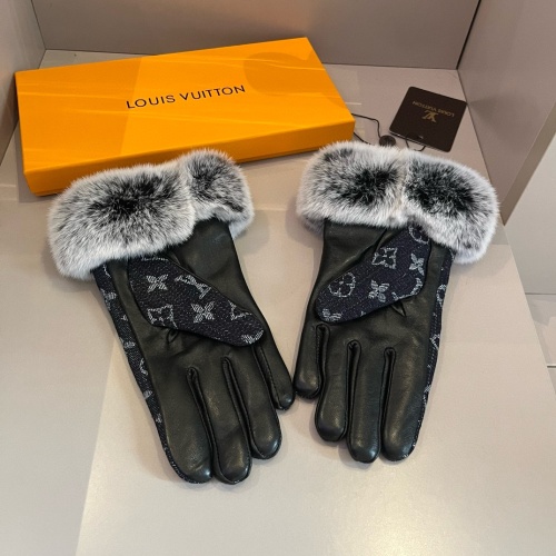 Cheap Louis Vuitton LV Gloves For Women #1260849 Replica Wholesale [$60.00 USD] [ITEM#1260849] on Replica Louis Vuitton LV Gloves