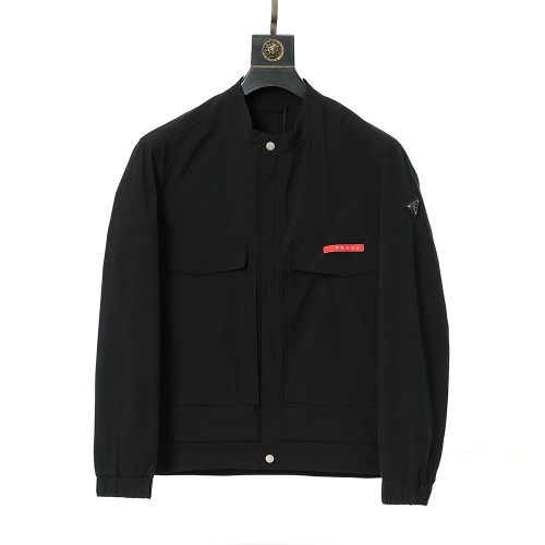 Cheap Prada Jackets Long Sleeved For Men #1260851 Replica Wholesale [$82.00 USD] [ITEM#1260851] on Replica Prada Jackets