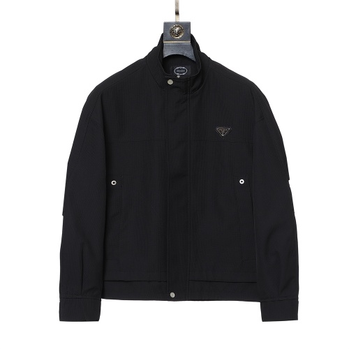 Cheap Prada Jackets Long Sleeved For Men #1260852 Replica Wholesale [$82.00 USD] [ITEM#1260852] on Replica Prada Jackets