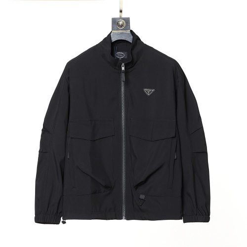 Cheap Prada Jackets Long Sleeved For Men #1260854 Replica Wholesale [$82.00 USD] [ITEM#1260854] on Replica Prada Jackets