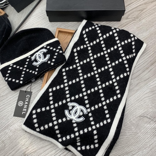 Cheap Chanel Hat and Scarf Set #1260867 Replica Wholesale [$52.00 USD] [ITEM#1260867] on Replica Chanel Hat and Scarf and Glove Set