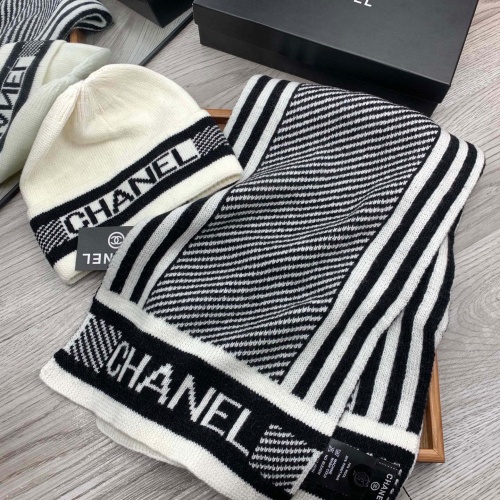 Cheap Chanel Hat and Scarf Set #1260870 Replica Wholesale [$52.00 USD] [ITEM#1260870] on Replica Chanel Hat and Scarf and Glove Set