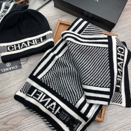 Cheap Chanel Hat and Scarf Set #1260871 Replica Wholesale [$52.00 USD] [ITEM#1260871] on Replica Chanel Hat and Scarf and Glove Set