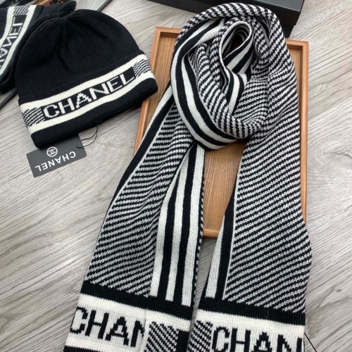 Cheap Chanel Hat and Scarf Set #1260871 Replica Wholesale [$52.00 USD] [ITEM#1260871] on Replica Chanel Hat and Scarf and Glove Set