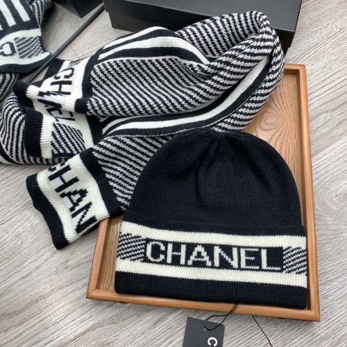 Cheap Chanel Hat and Scarf Set #1260871 Replica Wholesale [$52.00 USD] [ITEM#1260871] on Replica Chanel Hat and Scarf and Glove Set