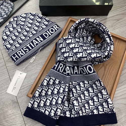 Cheap Christian Dior Hat and Scarf Set #1260872 Replica Wholesale [$52.00 USD] [ITEM#1260872] on Replica Christian Dior Hat and Scarf and Glove Set