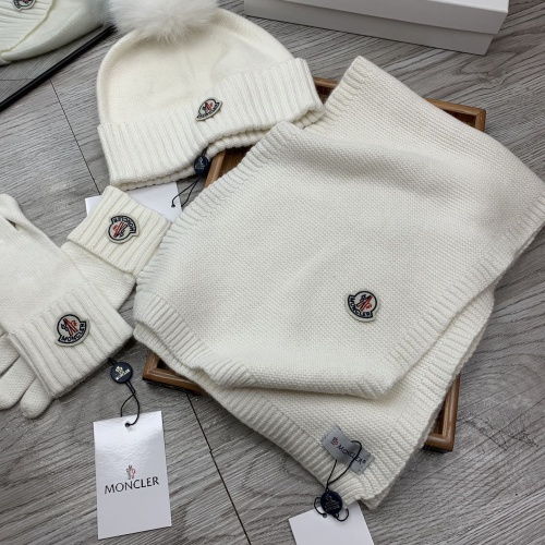 Cheap Moncler Hat and Scarf and Glove Set #1260884 Replica Wholesale [$76.00 USD] [ITEM#1260884] on Replica Moncler Hat and Scarf and Glove Set