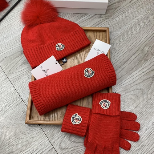 Cheap Moncler Hat and Scarf and Glove Set #1260894 Replica Wholesale [$76.00 USD] [ITEM#1260894] on Replica Moncler Hat and Scarf and Glove Set