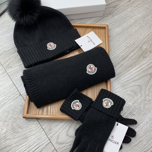 Cheap Moncler Hat and Scarf and Glove Set #1260895 Replica Wholesale [$76.00 USD] [ITEM#1260895] on Replica Moncler Hat and Scarf and Glove Set