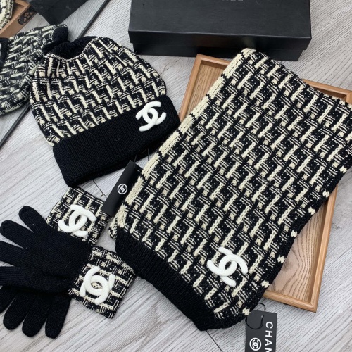 Cheap Chanel Hat and Scarf and Glove Set #1260902 Replica Wholesale [$72.00 USD] [ITEM#1260902] on Replica Chanel Hat and Scarf and Glove Set