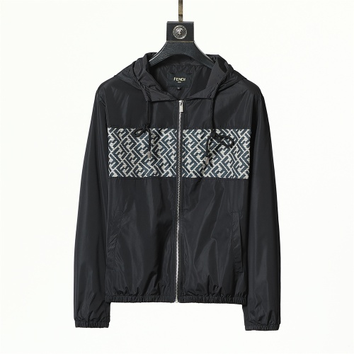 Cheap Fendi Jackets Long Sleeved For Men #1260905 Replica Wholesale [$80.00 USD] [ITEM#1260905] on Replica Fendi Jackets