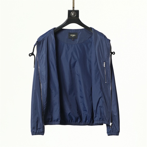 Cheap Fendi Jackets Long Sleeved For Men #1260906 Replica Wholesale [$80.00 USD] [ITEM#1260906] on Replica Fendi Jackets