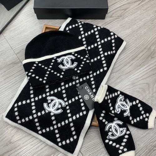 Cheap Chanel Hat and Scarf and Glove Set #1260912 Replica Wholesale [$72.00 USD] [ITEM#1260912] on Replica Chanel Hat and Scarf and Glove Set