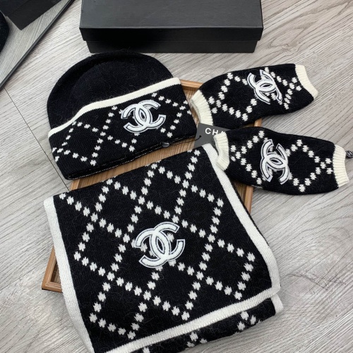 Cheap Chanel Hat and Scarf and Glove Set #1260912 Replica Wholesale [$72.00 USD] [ITEM#1260912] on Replica Chanel Hat and Scarf and Glove Set