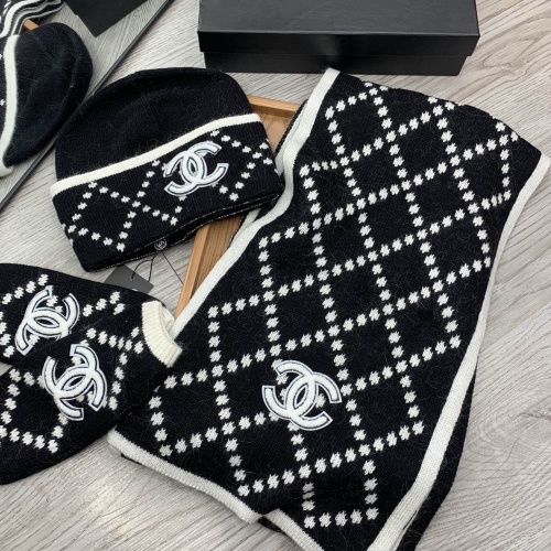 Cheap Chanel Hat and Scarf and Glove Set #1260912 Replica Wholesale [$72.00 USD] [ITEM#1260912] on Replica Chanel Hat and Scarf and Glove Set