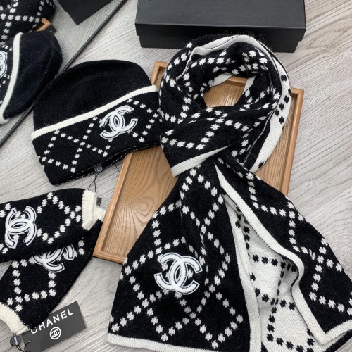 Cheap Chanel Hat and Scarf and Glove Set #1260912 Replica Wholesale [$72.00 USD] [ITEM#1260912] on Replica Chanel Hat and Scarf and Glove Set