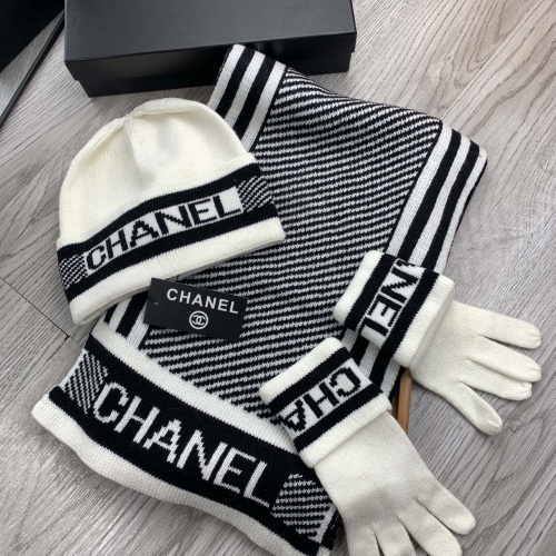 Cheap Chanel Hat and Scarf and Glove Set #1260913 Replica Wholesale [$72.00 USD] [ITEM#1260913] on Replica Chanel Hat and Scarf and Glove Set