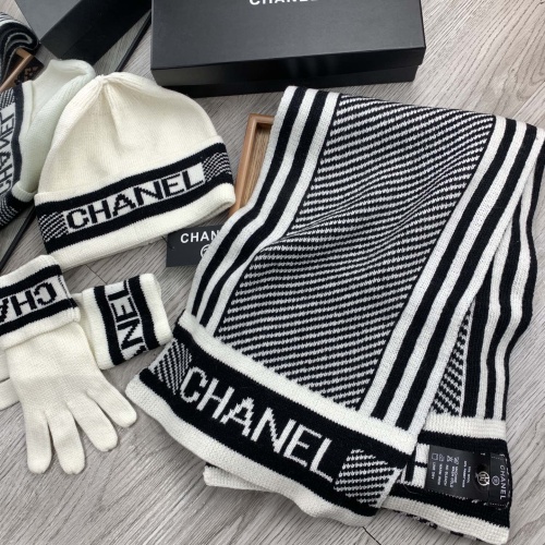 Cheap Chanel Hat and Scarf and Glove Set #1260913 Replica Wholesale [$72.00 USD] [ITEM#1260913] on Replica Chanel Hat and Scarf and Glove Set