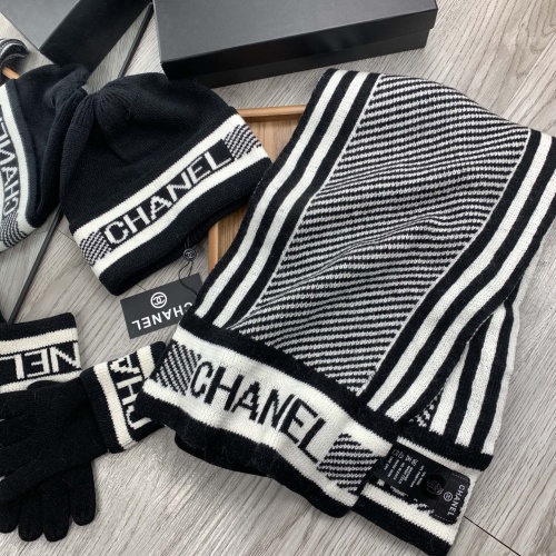 Cheap Chanel Hat and Scarf and Glove Set #1260916 Replica Wholesale [$72.00 USD] [ITEM#1260916] on Replica Chanel Hat and Scarf and Glove Set