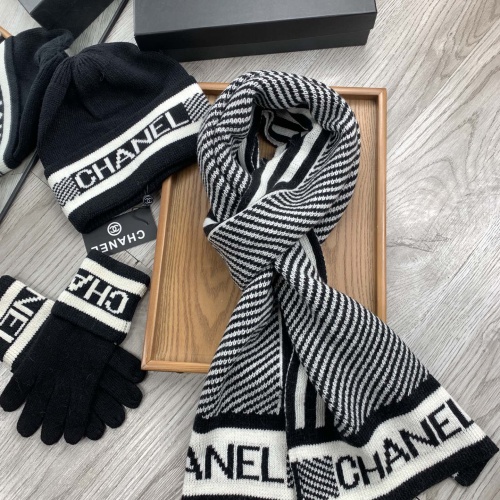 Cheap Chanel Hat and Scarf and Glove Set #1260916 Replica Wholesale [$72.00 USD] [ITEM#1260916] on Replica Chanel Hat and Scarf and Glove Set