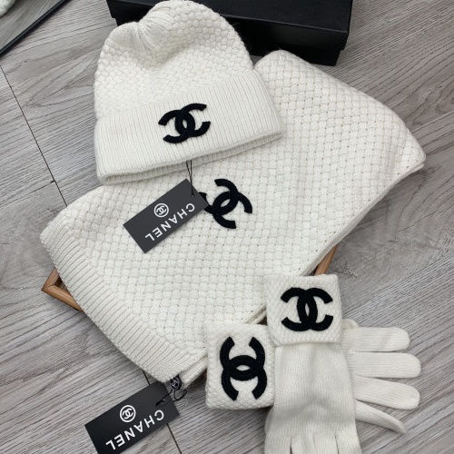 Cheap Chanel Hat and Scarf and Glove Set #1260920 Replica Wholesale [$72.00 USD] [ITEM#1260920] on Replica Chanel Hat and Scarf and Glove Set