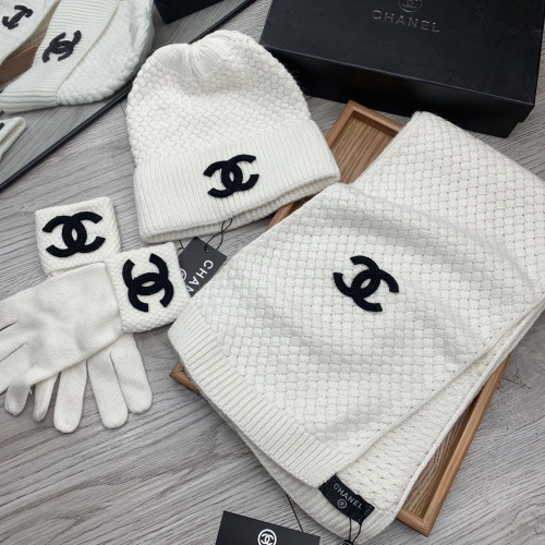 Cheap Chanel Hat and Scarf and Glove Set #1260920 Replica Wholesale [$72.00 USD] [ITEM#1260920] on Replica Chanel Hat and Scarf and Glove Set