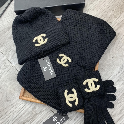 Cheap Chanel Hat and Scarf and Glove Set #1260921 Replica Wholesale [$72.00 USD] [ITEM#1260921] on Replica Chanel Hat and Scarf and Glove Set