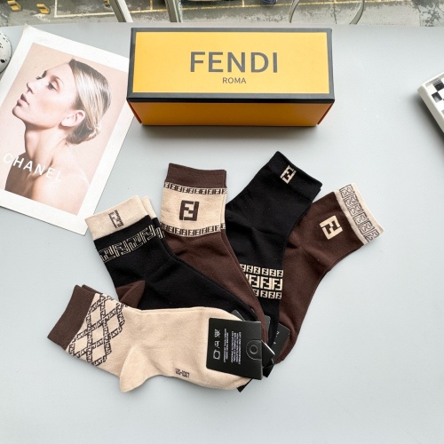 Cheap Fendi Socks #1260980 Replica Wholesale [$25.00 USD] [ITEM#1260980] on Replica Fendi Socks