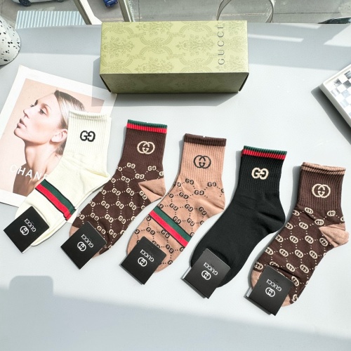 Cheap Gucci Socks #1260983 Replica Wholesale [$27.00 USD] [ITEM#1260983] on Replica Gucci Socks