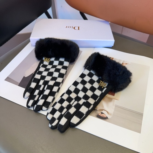 Cheap Christian Dior Gloves For Women #1260994 Replica Wholesale [$34.00 USD] [ITEM#1260994] on Replica Christian Dior Gloves