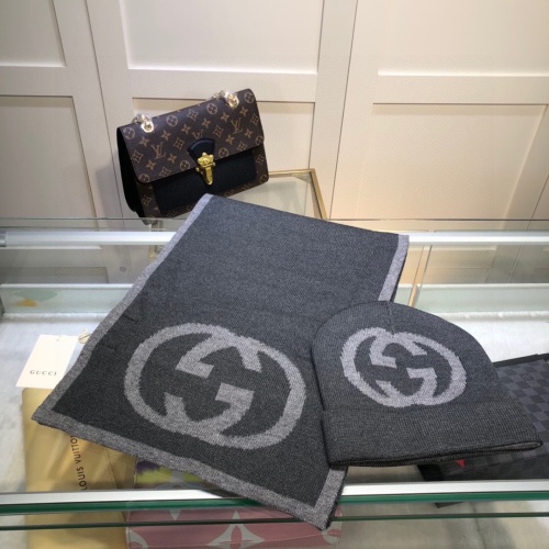 Cheap Gucci Hat and Scarf Set #1261006 Replica Wholesale [$48.00 USD] [ITEM#1261006] on Replica Gucci Hat and Scarf and Glove Set