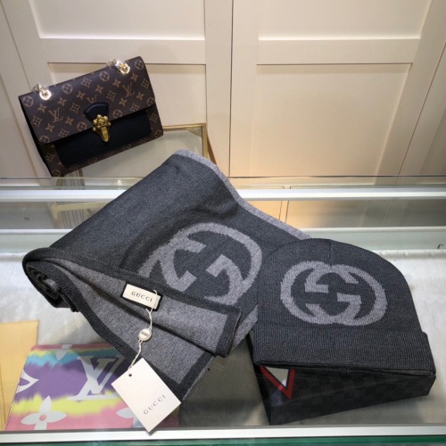 Cheap Gucci Hat and Scarf Set #1261006 Replica Wholesale [$48.00 USD] [ITEM#1261006] on Replica Gucci Hat and Scarf and Glove Set