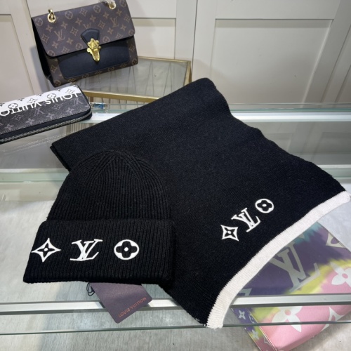 Cheap Louis Vuitton LV Hat and Scarf Set #1261008 Replica Wholesale [$48.00 USD] [ITEM#1261008] on Replica Louis Vuitton LV Hat and Scarf and Glove Set