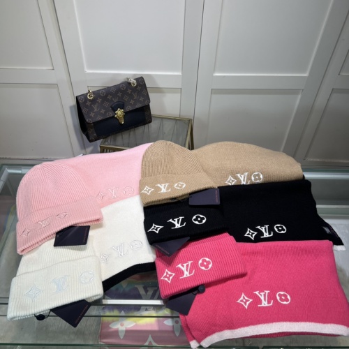 Cheap Louis Vuitton LV Hat and Scarf Set #1261008 Replica Wholesale [$48.00 USD] [ITEM#1261008] on Replica Louis Vuitton LV Hat and Scarf and Glove Set