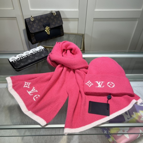 Cheap Louis Vuitton LV Hat and Scarf Set #1261010 Replica Wholesale [$48.00 USD] [ITEM#1261010] on Replica Louis Vuitton LV Hat and Scarf and Glove Set