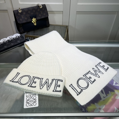 Cheap LOEWE Hat and Scarf Set #1261021 Replica Wholesale [$48.00 USD] [ITEM#1261021] on Replica LOEWE Hat and Scarf and Glove Set