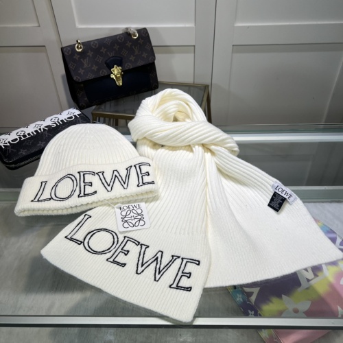 Cheap LOEWE Hat and Scarf Set #1261021 Replica Wholesale [$48.00 USD] [ITEM#1261021] on Replica LOEWE Hat and Scarf and Glove Set