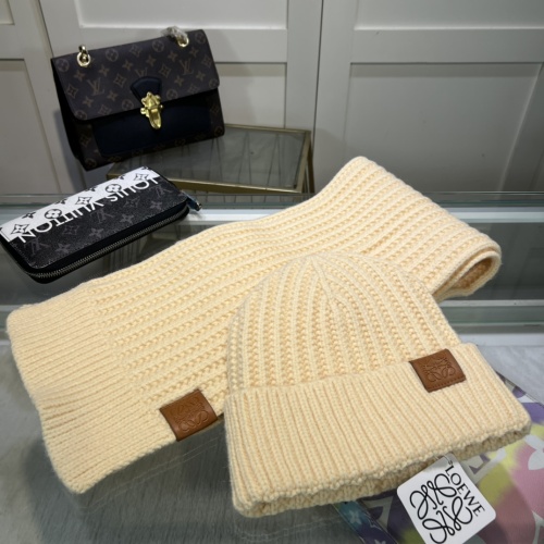 Cheap LOEWE Hat and Scarf Set #1261025 Replica Wholesale [$48.00 USD] [ITEM#1261025] on Replica LOEWE Hat and Scarf and Glove Set