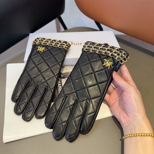 Cheap Christian Dior Gloves #1261064 Replica Wholesale [$45.00 USD] [ITEM#1261064] on Replica Christian Dior Gloves