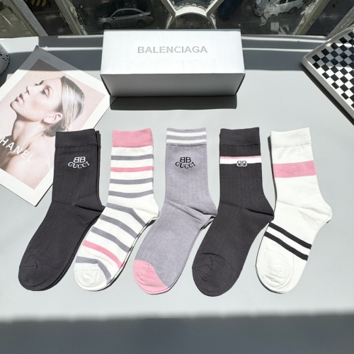 Cheap Balenciaga Socks #1261067 Replica Wholesale [$27.00 USD] [ITEM#1261067] on Replica Balenciaga Socks