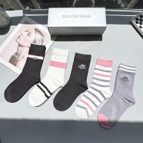 Cheap Balenciaga Socks #1261067 Replica Wholesale [$27.00 USD] [ITEM#1261067] on Replica Balenciaga Socks