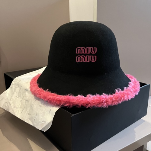 Cheap MIU MIU Caps #1261072 Replica Wholesale [$45.00 USD] [ITEM#1261072] on Replica MIU MIU Caps