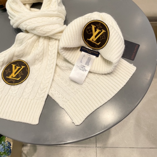 Cheap Louis Vuitton LV Hat and Scarf Set #1261082 Replica Wholesale [$60.00 USD] [ITEM#1261082] on Replica Louis Vuitton LV Hat and Scarf and Glove Set