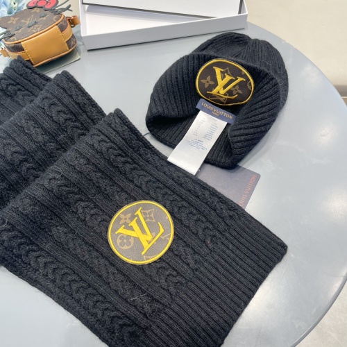 Cheap Louis Vuitton LV Hat and Scarf Set #1261084 Replica Wholesale [$60.00 USD] [ITEM#1261084] on Replica Louis Vuitton LV Hat and Scarf and Glove Set