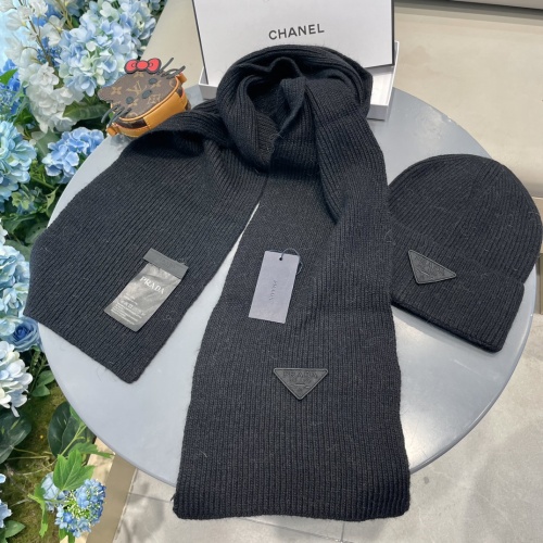 Cheap Prada Hat and Scarf Set #1261087 Replica Wholesale [$56.00 USD] [ITEM#1261087] on Replica Prada Hat and Scarf and Glove Set