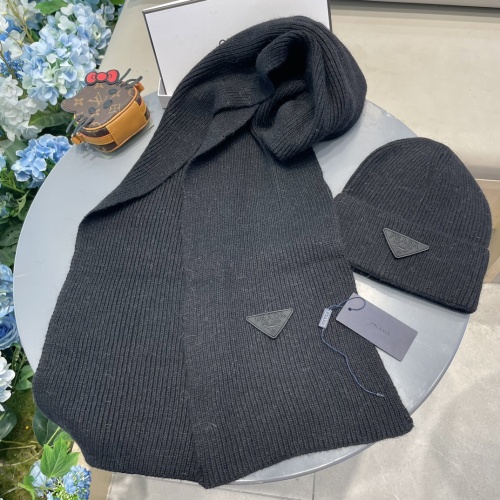 Cheap Prada Hat and Scarf Set #1261087 Replica Wholesale [$56.00 USD] [ITEM#1261087] on Replica Prada Hat and Scarf and Glove Set