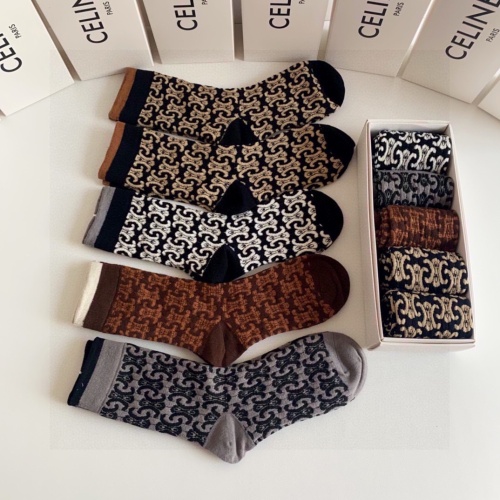 Cheap Celine Socks #1261090 Replica Wholesale [$29.00 USD] [ITEM#1261090] on Replica Celine Socks